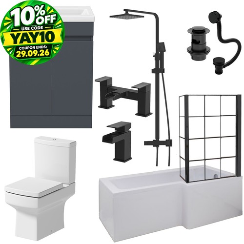 Complete bathroom suite 1700 - bathroom, l