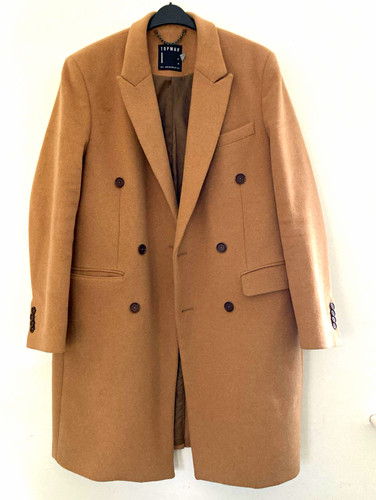 Topman men camel double - men’s,