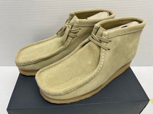 Clarks wallaby beige suede - wallaby,