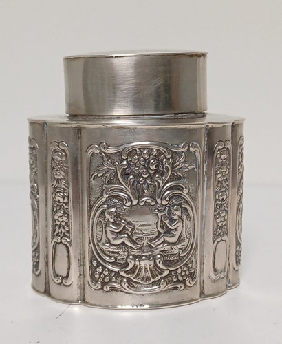 Antique german 800 - silver, tea
