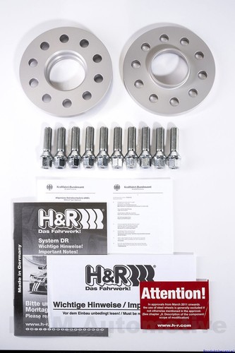 Abe wheel spacer silver - h&r,