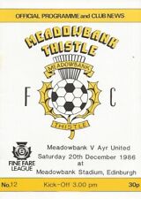Meadowbank Thistle (Promoted)