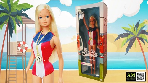 Barbie signature gold medal - -,