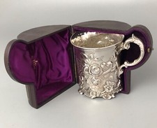 Boxed Victorian Solid Silver