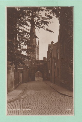 Leicestershire postcard st - -,