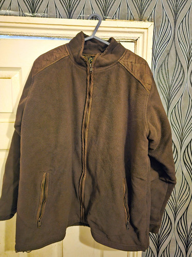 Field men s brown fleece - p.g., men's