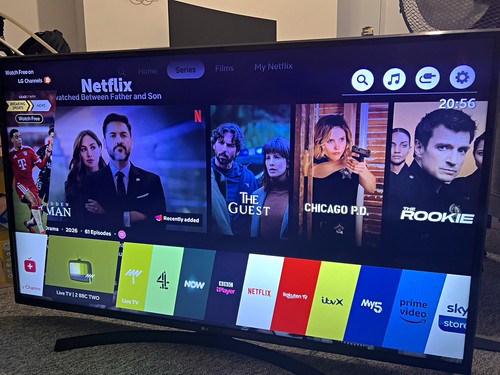 55in 2160p led - lg, smart