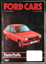 FORD Car Range Sales Brochure
