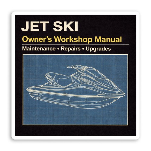 10cm jet ski vinyl - jet,