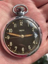 Vintage smiths pocket watch - pocket,