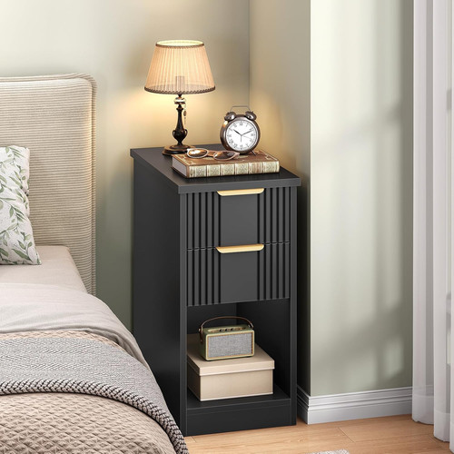 Narrow bedside table with - narrow,