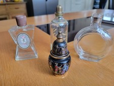 Mixed Lot Of Perume Bottles , Aftershave  & a 19th Ctry Miniature Flask Bottle.