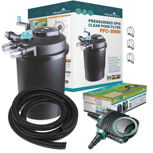 Pressurised koi pond filter - koi,