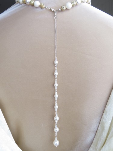 Silver plated back drop - ,
