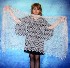 Hand knit white women's