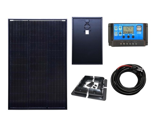 150w black solar panel - black,