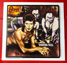 David Bowie Diamond Dogs Album Cover Art PICTURE / PRINT 6.5" x 6.5"