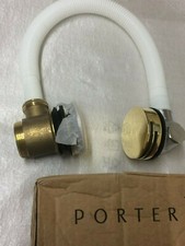 porter brass bath overflow filler antique brass rrp £336