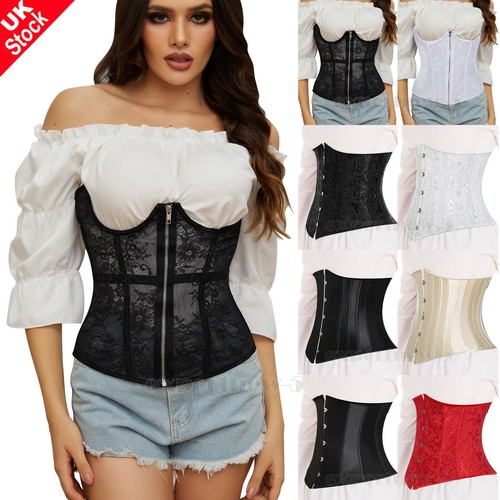 Women heavy duty steel boned - heavy,