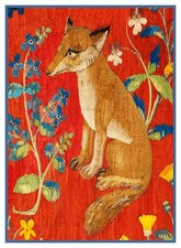 Medieval Sitting Fox detail
