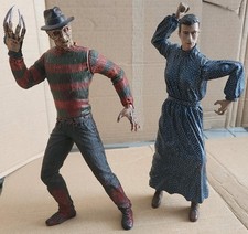Mcfarlane Horror Movie Maniacs Action Figure Bundle Freddy Krueger Norman Bates