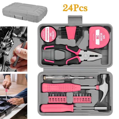 Piece pink tool kit - pink, ladies