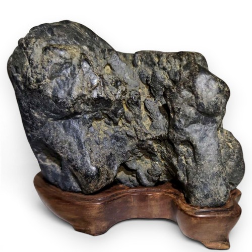 Suiseki cliff landscape - cliff,