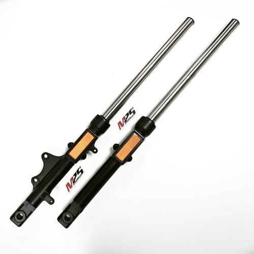 Black front fork legs - left, &