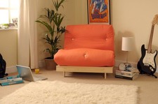 Small Single Wooden Futon Bed