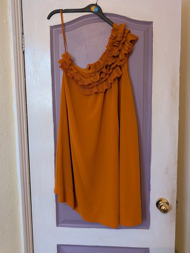 Burnt orange one shoulder - h&m,