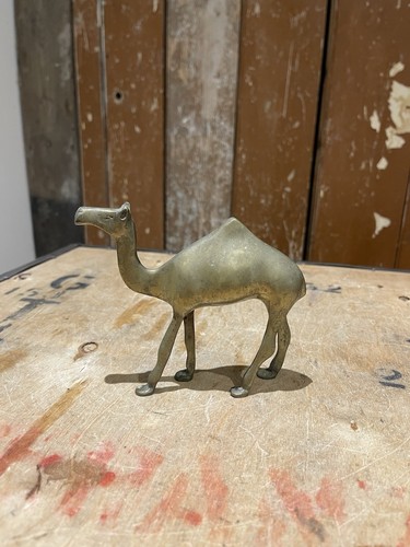Vintage brass camel - camel, figurine