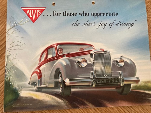 Alvis 1952 carded vintage car - ,