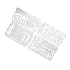 C-4Pcs Fishing Card