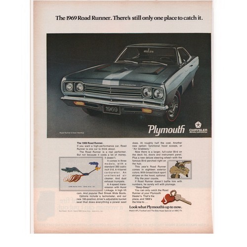 Plymouth road runner magazine - plymouth,