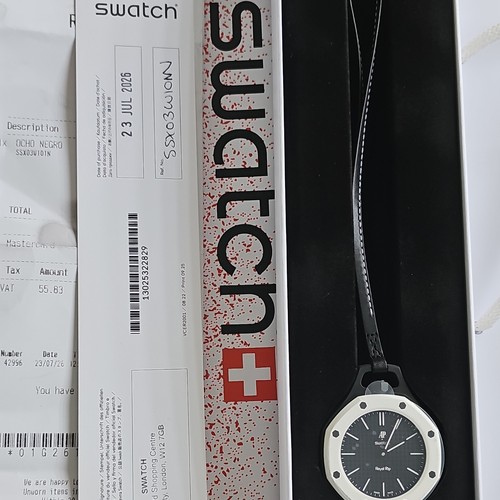 Swatch royal pop ocho negro - pop,