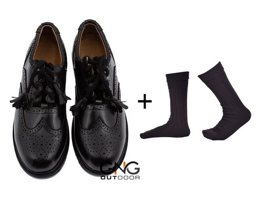 Scottish men black - scottish, leather