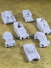 Resin 3D printed 15mm (1/100) WW2 German tanks and Vehicles for Flames of War