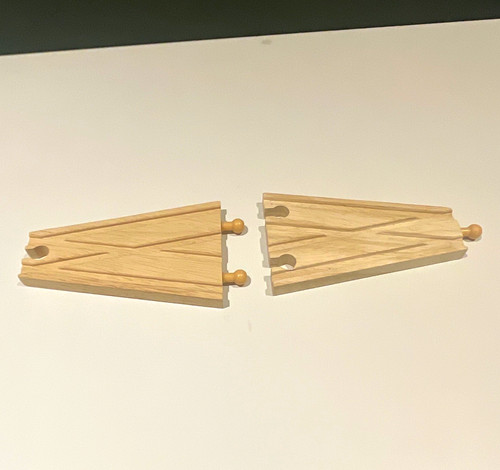 Bigjigs wooden railway train - wooden,