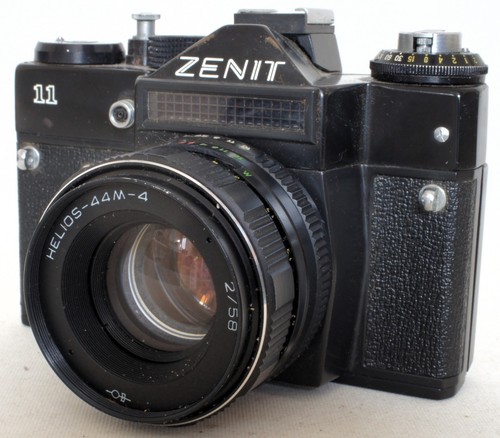 Zenit with 56mm helios - 11,