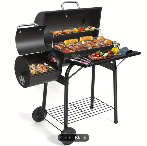 Charcoal bbq grill - charcoal, offset