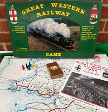 VINTAGE Great Western Railways BOARD GAME 1985 Gibson Games Christmas Family Fun