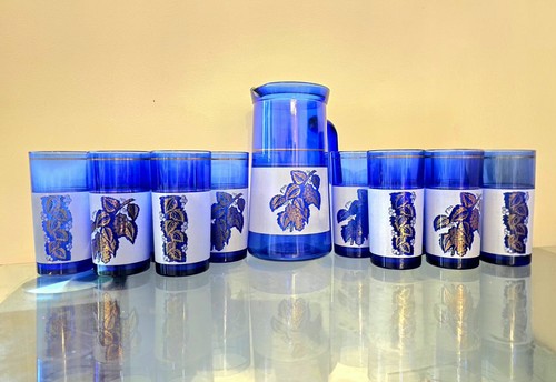 Vintage bohemian cobalt blue - vintage,