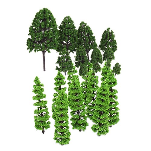 Model fir tree train trunks - model,