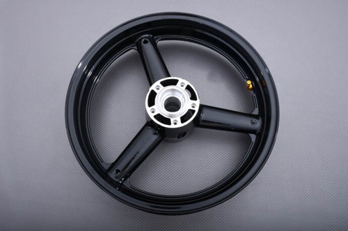 Black front wheel rim - front,