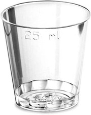 25ml marked clear plastic - marked,