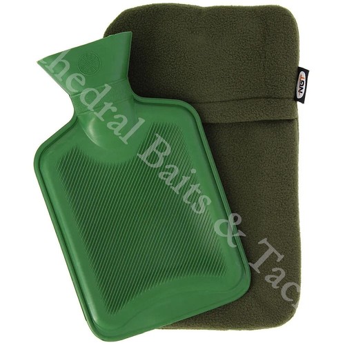 Hot water bottle with - water, fleece