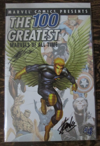 100 greatest marvels - 100, signed