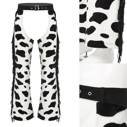 Mens cowboy chaps cow - chaps,