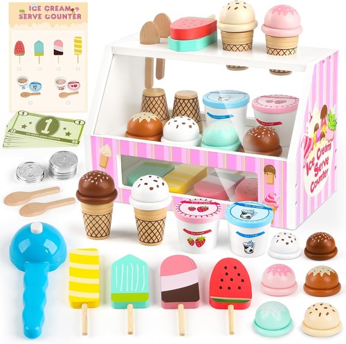 40pcs wooden ice - wooden, shop