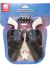 Western Cowboy Sheriff Toy Gun Set Fancy Dress  Holsters, Bullets & Badge